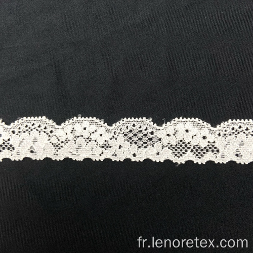 Tissu de bordure de dentelle de rubans en nylon tricot 3cm